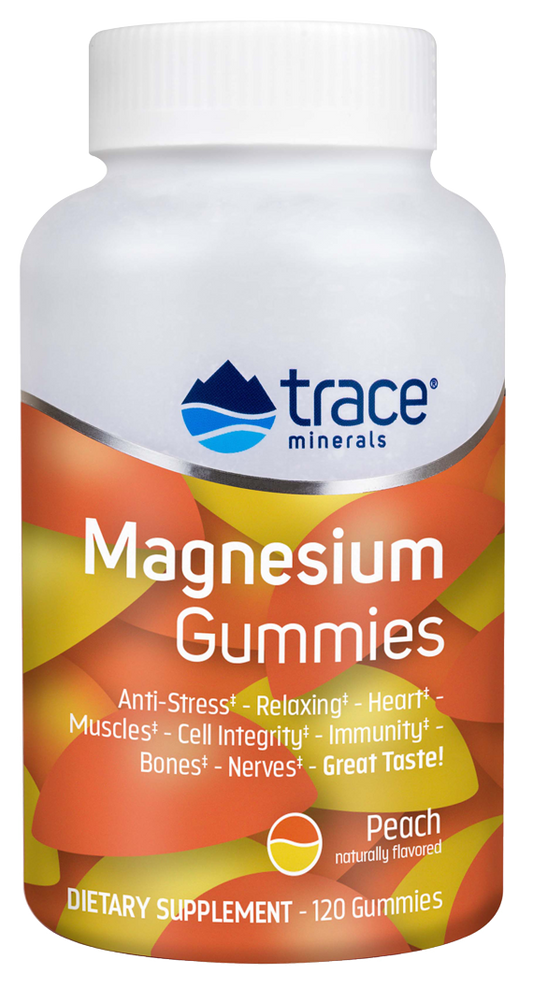 Magnesium Gummies Peach 120 Gummies