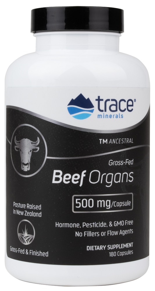 Beef Organs 500 mg 180 Capsules