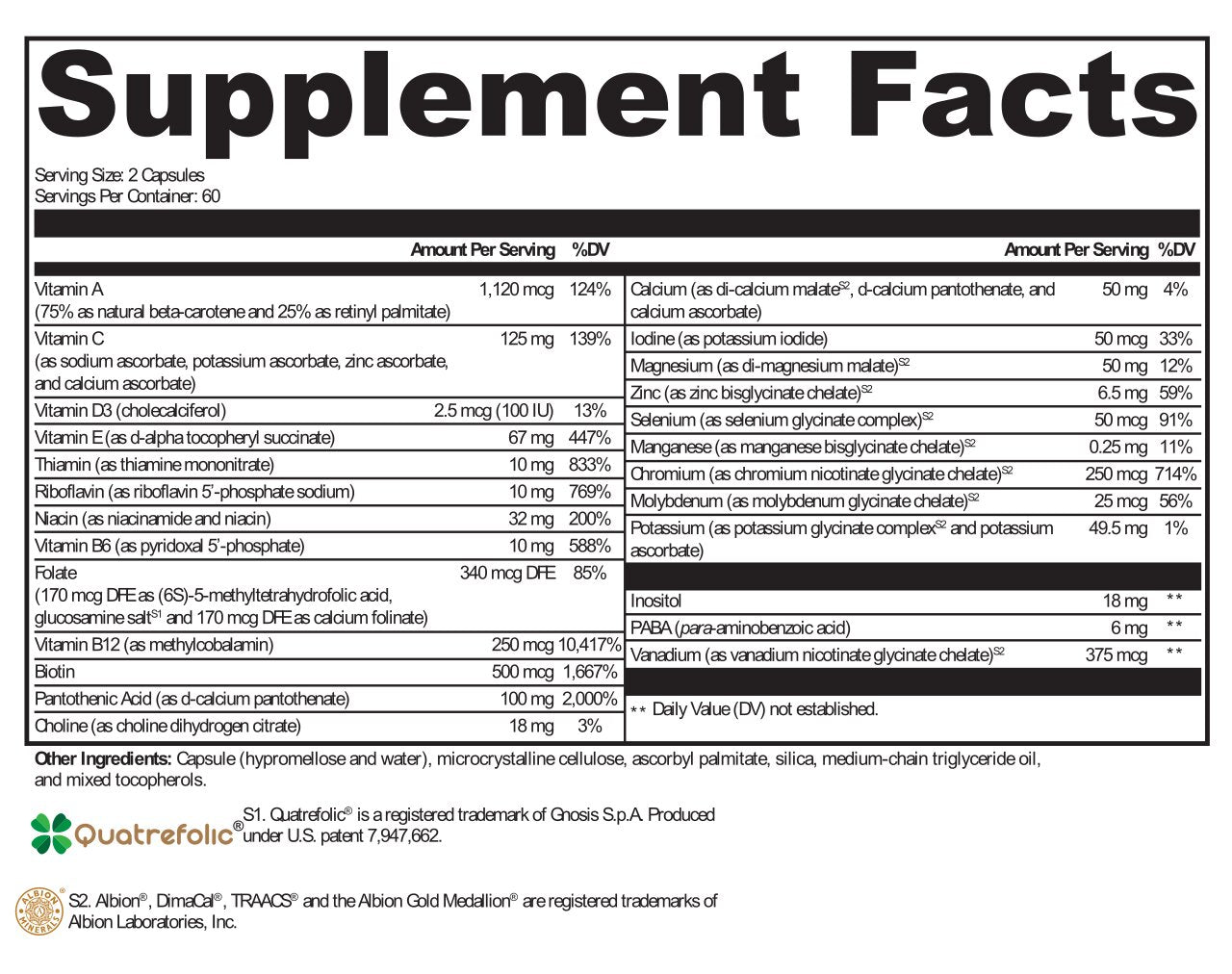Optimal MultiVitamin