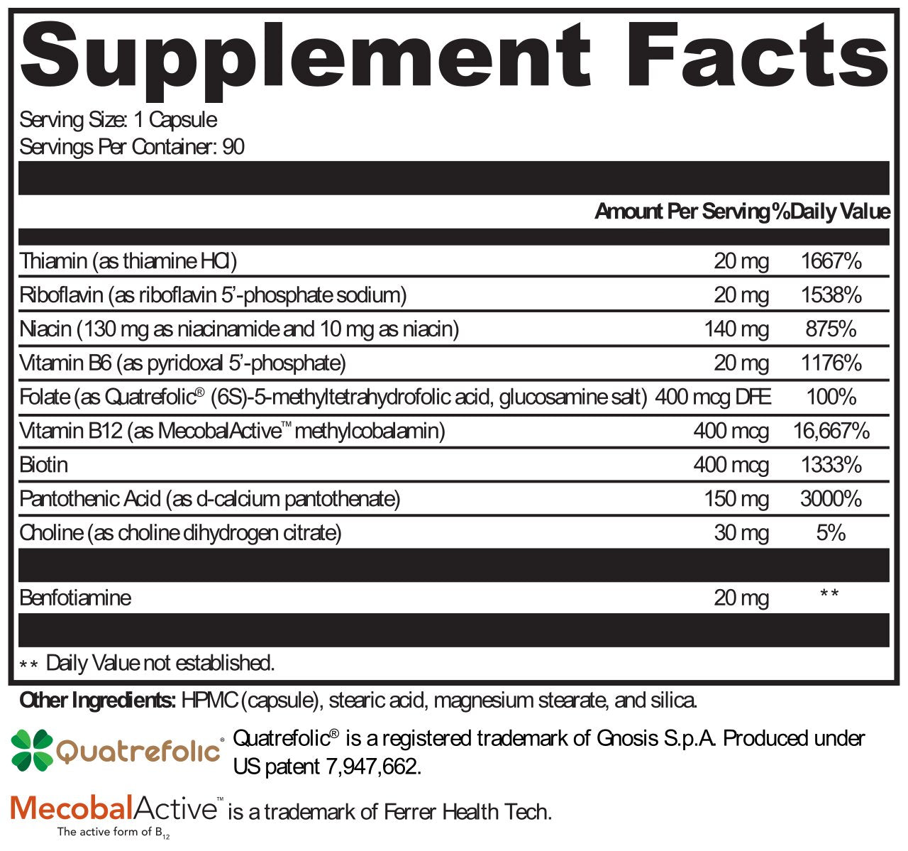 KC Pro-Nutrients, Active B Complex