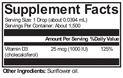 KC Pro-Nutrients, D3 Liquid (2 oz.)