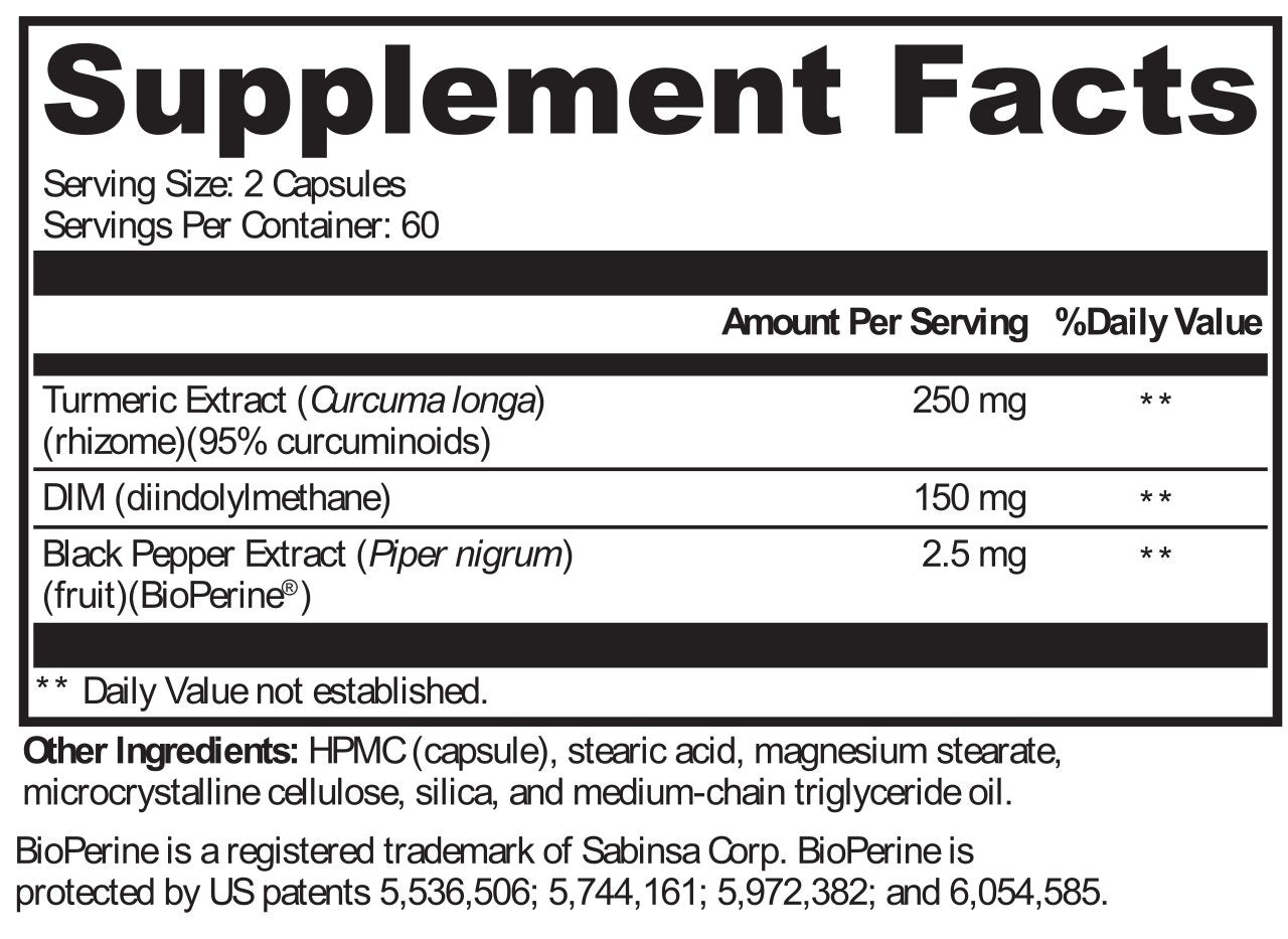 KC Pro-Nutrients, DIM + Curcumin