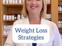 Pharmacist Dawn give her recommendations for weight loss including sleep, movement, hydration, tracking food, and supplement like Carb X.
