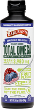 Load image into Gallery viewer, Barlean’s, Seriously Delicious Plant Based Total Omega Pomegranate Blueberry Smoothie 16 oz
