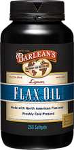 Load image into Gallery viewer, Barlean’s, Lignan Flax Oil 250 Softgels
