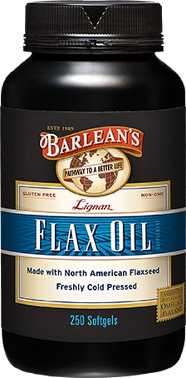 Barlean’s, Lignan Flax Oil 250 Softgels
