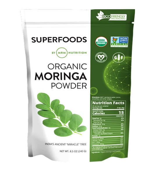 Organic Moringa Leaf Powder 60 Servings