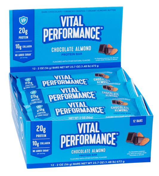 Vital Performance Chocolate Almond 12 Bars