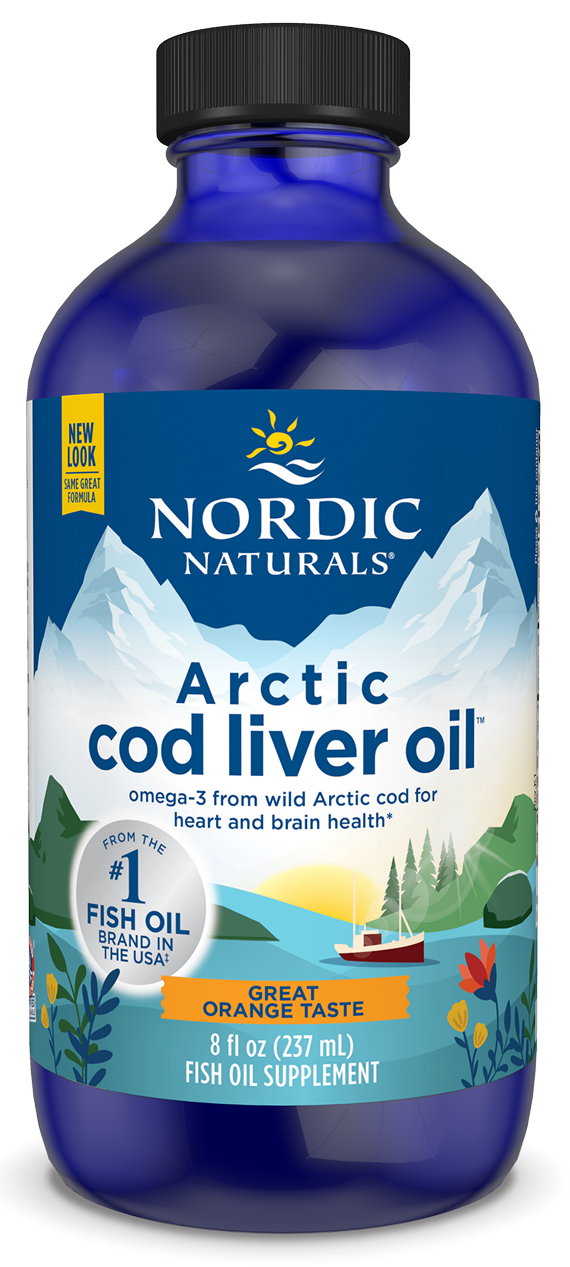 Arctic Cod Liver Oil Orange 8 fl oz
