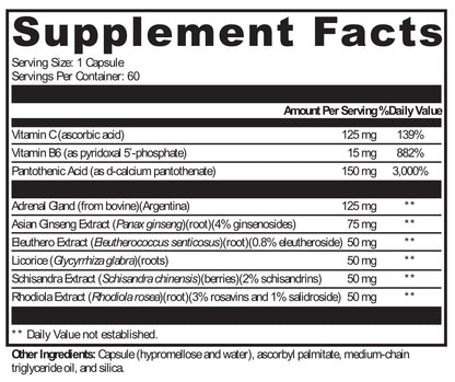 KC Pro-Nutrients, Adrenal Aid