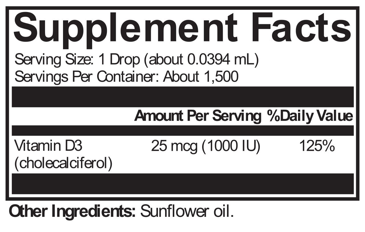 D3 Liquid (2 oz.)
