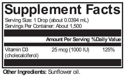 D3 Liquid (2 oz.)