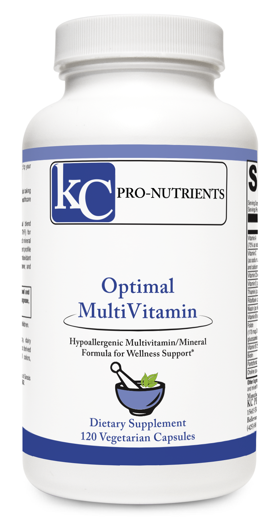 KC Pro-Nutrients, Optimal MultiVitamin