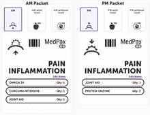 Load image into Gallery viewer, KC Pro-Nutrients, Pain &amp; Inflammation Packs
