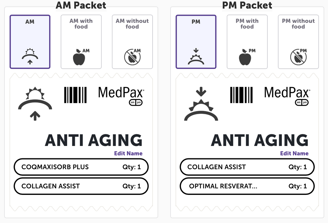 KC Pro-Nutrients, Anti-Aging Packs